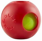 Jolly Pets Teaser Ball Dog Toy, Small/4.5 Inches, Red (1504 RD)