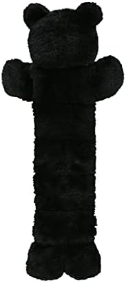 Lazy One Bear Squeaky Dog Toy, Soft Crinkle Toy for Dogs, Durable Fabric - Image 2