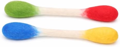 Glaciart One XXL Swabs Cat Toys with Catnip - 2 Pk | Durable for Chew, Cute Cat Toys Interactive Kitty for Boredom, Exercise, & Play | Filled w/Organic Catnip for Anxiety & as Digestive Aid - Image 6