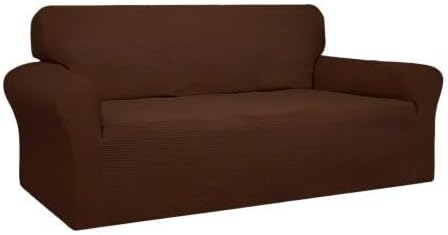 Easy-Going 100% Waterproof Couch Cover, 3 Cushion Oversized Sofa Cover | Leakproof Sofa Slipcover, Stretch Jacquard Furniture Protector Against Stain Spill from Kids, Pets, Dog, Coffee