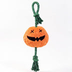 Halloween Fall Pumpkin Squeaky Tug Rope Dog Toys for Small & Medium Dogs - Image 7