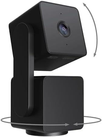 WYZE Cam Pan v3 Indoor/Outdoor IP65 1080P 360° Pan/Tilt/Zoom WiFi Smart Home Security Camera, Motion Tracking for Baby/Pet, Color Night Vision, Works with Alexa & Google Assistant