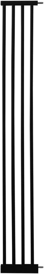 Lumizone 55.12" Extra Tall Pet Gate Extension Kit 8.27" Wide Black | Extra Tall Cat Gate for Dog Doorway Hallway Stairs Pressure Mounted 1.37" Gap No Drilling