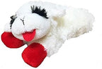 Multipet Lamb Chop Dog Plush Toy 10", Cream, 5 Squeakers - Image 4
