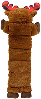 Lazy One Moose Squeaky Dog Toy, Soft Crinkle Toy for Dogs, Durable Fabric - Image 2