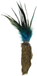 GoCat Da Fur Thing Cat Toy, Rabbit Fur and Feather Toy Stuffed with Catnip by GoCat