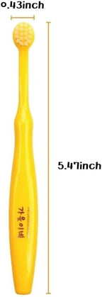 Tiny Small and Medium Dog Toothbrush Made in Korea Brush Bristles That are Soft and Do Not Irritate Your Dog’s Gums Small Toothbrush Grip and Excellent Tartar Removal (4pcs)