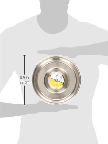 OurPets DuraPet Slow Feed Premium Stainless Steel Dog Bowl, Silver, Small (2040010300) | Helps pace rapid eaters at mealtime, durable and easy to clean, raised center dome design, a reliable everyday dish for pups