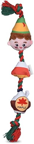Elf Holiday Buddy Candy and Maple Syrup Rope Dog Toy, 15 Inch by WarnerBros100