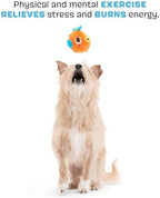 BARK AIR Head RIP N Reveal Squeaky Plush Dog Toy, Orange, X-Small/Small - Image 3