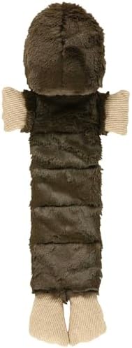 Lazy One Bigfoot Squeaky Dog Toy, Soft Crinkle Toy for Dogs, Durable Fabric - Image 2