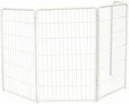 FXW Homeplus Indoor Dog Playpen, 45" H, 4 Panels, for Large Dogs | Stress-free play, Heavy-duty, Semi-open design, Easy setup, Threshold-free gate, Expandable, Patented