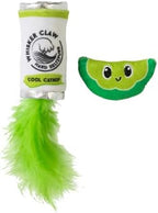 Quirky Kitty Whisker Claw and Lime Catnip Crinkle Plush Cat Toy, Pack of 2 - Image 4