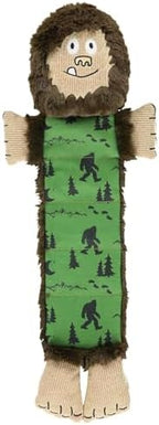 Lazy One Bigfoot Squeaky Dog Toy, Soft Crinkle Toy for Dogs, Durable Fabric by LazyOne