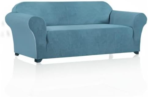 Couch Covers for 3 Cushion Couch Sofa Pet Friendly Extra Large Couch Cover for Oversized Sofa Washable Furniture Protector Fitted Sofa Slipcovers Stay in Place(XL Sofa, Storm Blue)