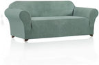 Stretch Sofa Cover Slipcover Couch Covers for 3 Cushion Couch Furniture Protector Sofa Covers with Non Slip Elastic Bottom Dogs Pet Friendly Fitted (Sofa, Sage)
