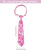 PET SHOW 30 Pack Paw Print Dog Ties Neckties Bulk for Large Dogs - Image 2