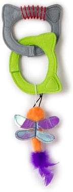 Quirky Kitty Kitty Connects Interactive Cat Toy With Felt Rings And Catnip Dragonfly - Image 4