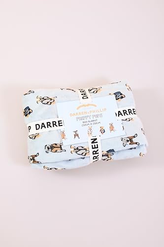 Darren & Phillip Preppy Pups Blanket - Ultra-Soft Blankets Made with Plush Fleece - Perfect as a Dog Bed Blanket or for Cuddling with Your Pup - Ultra-Snuggly Blankets for Dogs & Humans - Image 4