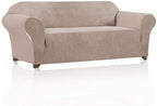 Stretch Sofa Cover Couch Covers for 3 Cushion Couch Furniture Protector Sofa Covers with Non Slip Elastic Bottom Pet Friendly Articles, Sofa(72 to 92 in), Sand