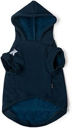 Koneseve Dog Hoodie Fleece Puppy Clothes Warm Sweater with Hat for Small Medium Dogs Cat Hooded Shirt Kitten Pet Basic Sweatshirt with Pocket Doggie Soft Winter Coat Apparel (Blue; 3XL) - Image 2