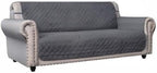 Ameritex Couch Sofa Slipcover 100% Waterproof Nonslip Quilted Furniture Protector Slipcover for Dogs, Children, Pets Sofa Slipcover Machine Washable (Dark Grey, 68")