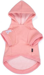 Koneseve Dog Hoodie - Fleece Warm Sweater with Pocket, Soft Clothes for Daily Wear, Basic Hooded Sweatshirts, Winter Coat Clothing, Comfort Tee Shirt Fit for All Breeds Pet - Pink - S - Image 2