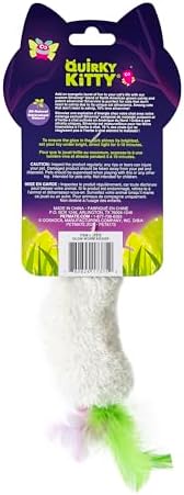 Quirky Kitty Glowing Forest Glow Worm Kicker Catnip Cat Toy for Pounce Play - Image 3