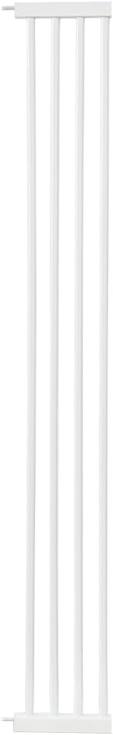 Lumizone Extra Tall Cat Gate Extension Kit 55.12" High 8.27" Wide White | Tall Pet Gate Dog Gate for Doorway Hallway Stairs Pressure Mounted Extra Wide 1.37" Gap No Drilling