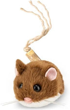 Migipaws Interactive MigiMouse Cat Toy for Chewing Cat, 360° Rolling & Spin with Wiggling Tail for Indoor Cats Smart Motion Sensor, Realistic Squeak, Rechargeable Plush Kitten Toy (Brown) by MigipawsCreateMoreEnjoymenttoPetsandFamily