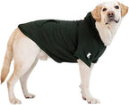 Koneseve Dog Hoodie Fleece Dog Clothes Warm Sweater with Hat for Medium Large Dogs Cat Hooded Shirt Kitten Pet Basic Sweatshirt with Pocket Doggie Soft Winter Coat Apparel (Green; 4XL) - Image 5