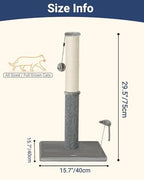Happi N Pets Tall Cat Scratching Post, Large Cat Scratchers for Indoor Cats - Image 3