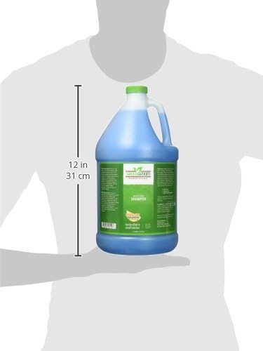 Green Groom White Dog Shampoo, Whitening and Brightening, Gentle, 1 Gallon | 32:1 Concentrate, Restores Light Coat Tones, Coconut Oil and Protein Condition Dry Coats, Pet Grooming Wash, Groomer Grade