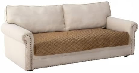 Eismodra Couch Cover,Sectional Couch Covers,Sofa Covers for 3 Cushion Couch,Anti-Slip Sofa Slipcovers for Dogs Cats Kids Loveseat Recliner L Shaped Armrest Backrest,Coffee 43''x94''(Only 1 Piece)