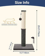 Happi N Pets Tall Cat Scratching Post, Large Cat Scratchers for Indoor Cats - Image 3