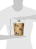 Loving Pets Bella Dog Bowl Canister/Treat Container, Copper, medium large (7482)