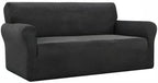 YEMYHOM Couch Cover Latest Jacquard Design High Stretch Extra Large Sofa Covers Pet Dog Cat Proof Oversized Slipcover Non Slip Magic Elastic Furniture Protector (X Large, Black Checkered)