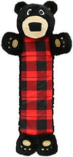 Lazy One Bear Squeaky Dog Toy, Soft Crinkle Toy for Dogs, Durable Fabric by LazyOne