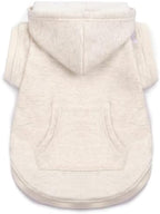 Koneseve Dog Hoodie Fleece, Cat Sweater Warm with Pocket - Soft Clothes for Daily Wear, Basic Hooded Sweatshirts, Winter Coat Clothing, Comfort Tee Shirt Fit for All Breeds Pet - Beige - 2XL by Koneseve