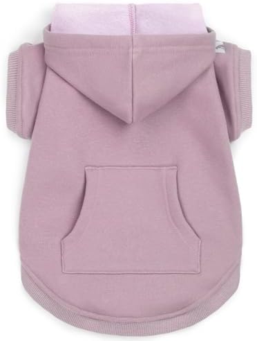 Koneseve Dog Hoodie & Cat Sweater, Warm Fleece Hooded Sweatshirt with Pocket for Small to Large Pets, Cozy Winter Outfit, Purple, 3XL by Koneseve