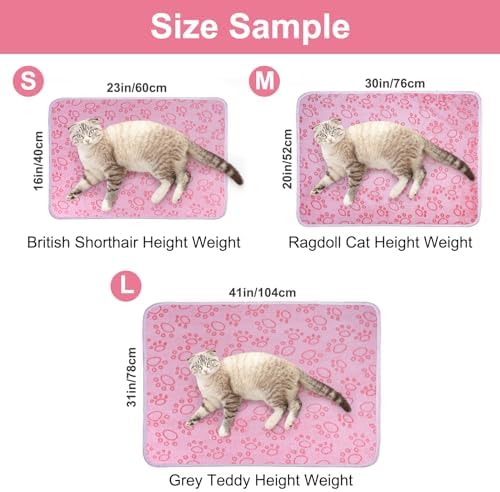 Dono 1 Pack 3 Dog Blankets for Small Dogs, Soft Fluffy Paw Print Pattern Fleece Pet Blanket Warm Sleep Mat, Puppy Kitten Blanket Doggy Mat for Dog Cat Kitten Doggy -23*16in (S(23*16"), Brown Bone) - Image 2