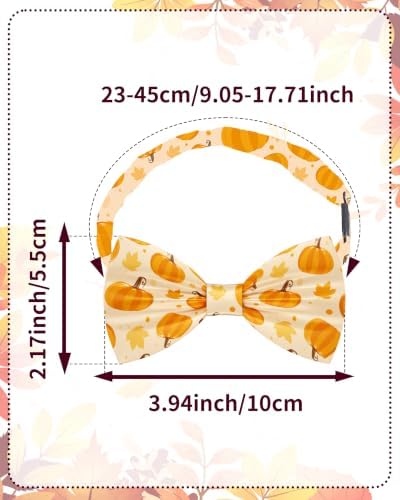PET SHOW 30 Pack Fall Dog Bowties Bulk for Small Dogs Cats - Image 2