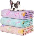 Rezutan Small Dog Blanket, Soft Puppy & Cat Flannel 3 Pack, 23"x16" by Rezutan