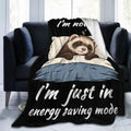 Sleepy Ferret Blanket Throw Gift for Girls Women 60"X50" by Unknown