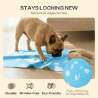 LINENLUX Fleece Dog Blankets 6-Pack, Soft Stretchy for Small Medium Puppy - Image 3