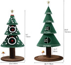 YITAHOME Christmas Cat Tree with 2 Houses - Image 3