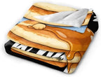 Sleepy Pancakes Blanket Throw Gift for Girls Women 80"X60" - Image 5