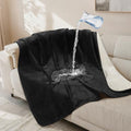 LOOBANI Waterproof Dog Blanket for Couch, Soft Couch Cover 50" x 60" Black by LOOBANI