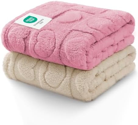 Luciphia 2 Pack Small Dog Blanket, Cozy Fleece Throw for Puppy Cat,30"x20" by luciphia