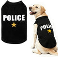 BINGPET Police Dog Shirt, Soft Cotton Puppy T-Shirt, Halloween Cop Costumes by BINGPET